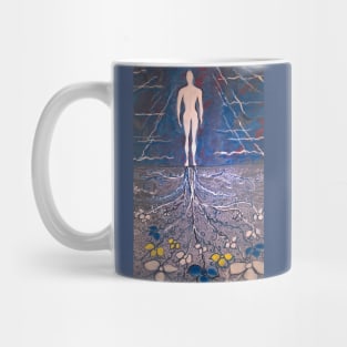 Mountain Yoga Posa - Tadasana Mug